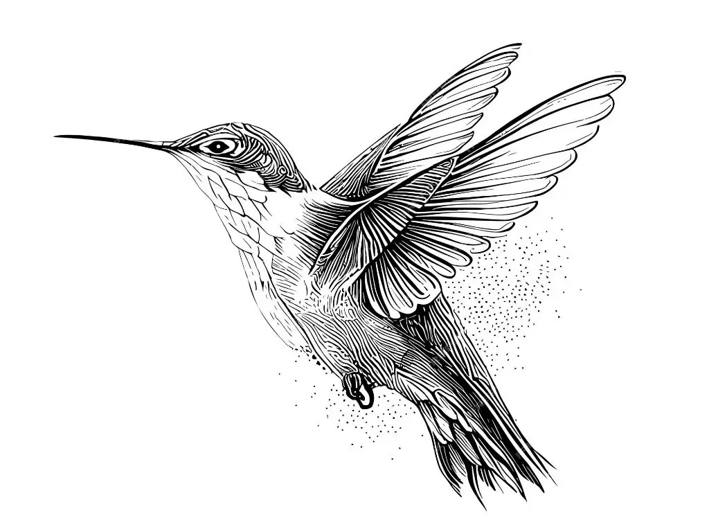 How to draw a hummingbird? - Hummingbird101